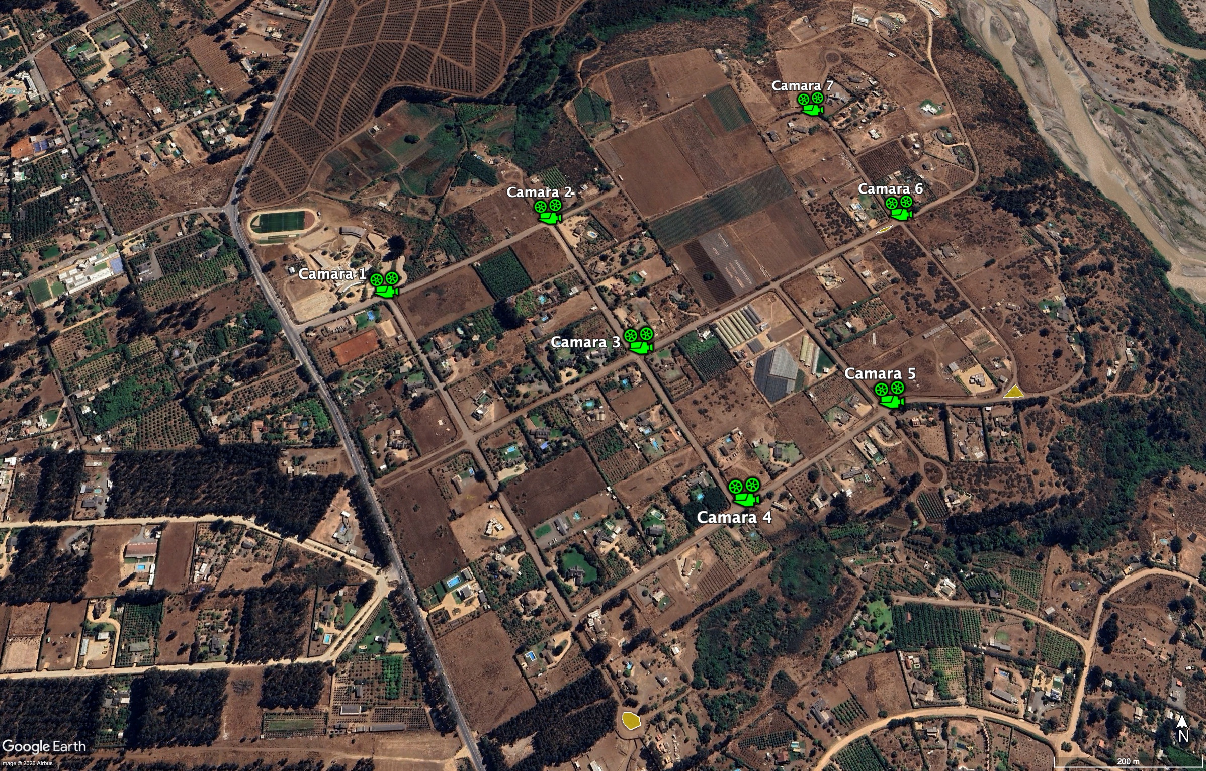 Implementación del circuito de cámaras de vigilancia